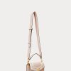 Light Pink/Vanilla Women’s Ralph Lauren Nappa Leather Small Tayler Crossbody Bags