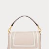 Light Pink/Vanilla Women’s Ralph Lauren Nappa Leather Small Tayler Crossbody Bags