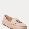 Light Pink Women’s Ralph Lauren Barnsbury Nappa Leather Driver Loafers Light Pink Women’s Ralph Lauren Barnsbury Nappa Leather Driver Loafers