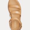 Light Yellow Women’s Ralph Lauren Kayleen Nappa Leather Sandals