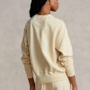 Light Yellow Women’s Ralph Lauren Organic Cotton Crewneck Sweatshirts Light Yellow Women’s Ralph Lauren Organic Cotton Crewneck Sweatshirts