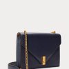 Midnight Navy Women’s Ralph Lauren Polo ID Leather Envelope Chain Crossbody Bags Midnight Navy Women’s Ralph Lauren Polo ID Leather Envelope Chain Crossbody Bags