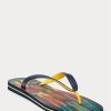 Multicolor Men’s Ralph Lauren Bolt Tie-Dye Flip Flops