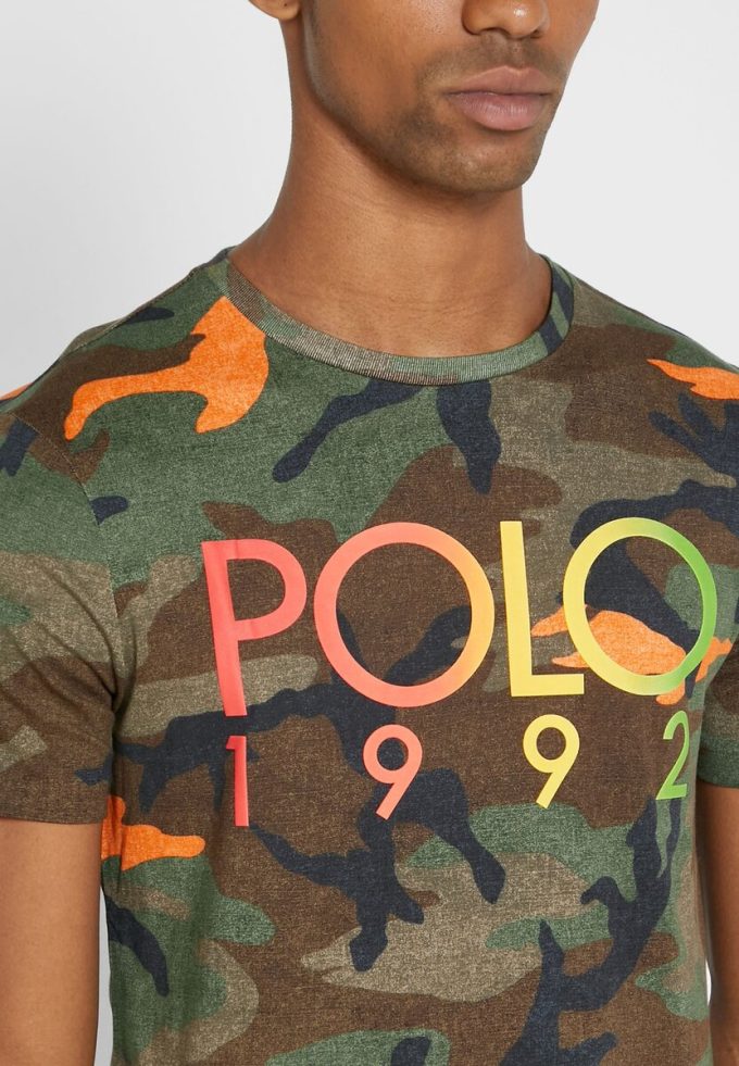 Multicolor Men’s Ralph Lauren Camo Crew Neck T Shirts