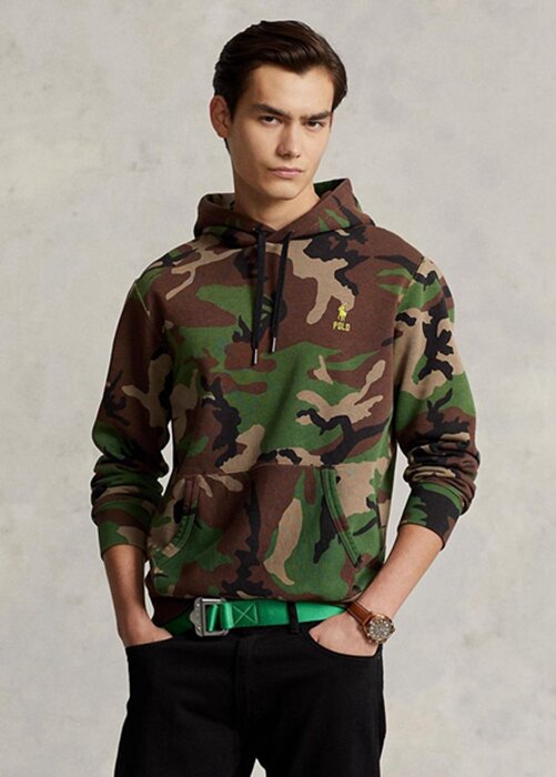 Multicolor Men’s Ralph Lauren Camo Fleece Hoodie Multicolor Men’s Ralph Lauren Camo Fleece Hoodie