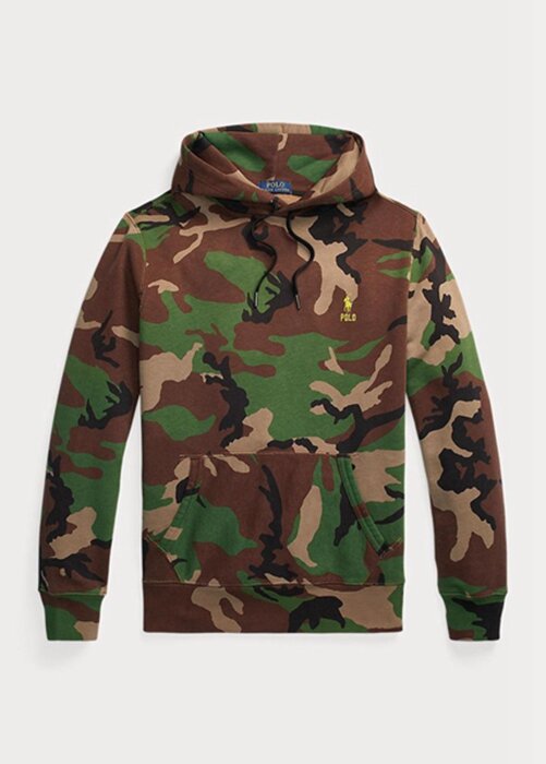 Multicolor Men’s Ralph Lauren Camo Fleece Hoodie Multicolor Men’s Ralph Lauren Camo Fleece Hoodie