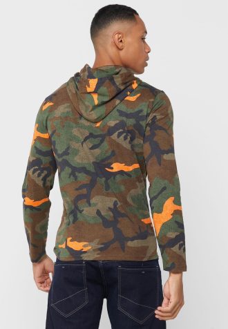 Multicolor Men’s Ralph Lauren Camo Hoodie