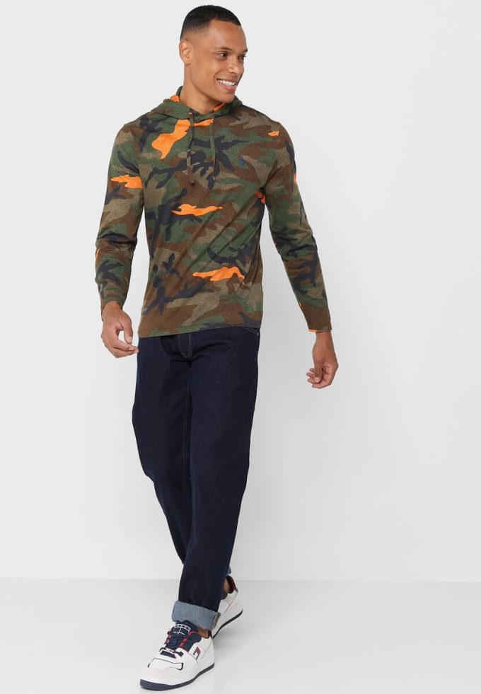 Multicolor Men’s Ralph Lauren Camo Hoodie