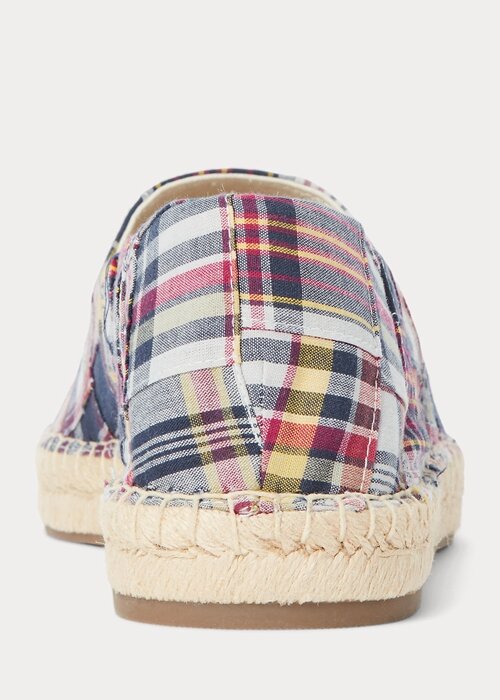 Blue Multicolor Men’s Ralph Lauren Cevio Crest Madras Espadrille Blue Multicolor Men’s Ralph Lauren Cevio Crest Madras Espadrille