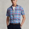 Multicolor Men’s Ralph Lauren Custom Fit Plaid Oxford Shirts Multicolor Men’s Ralph Lauren Custom Fit Plaid Oxford Shirts