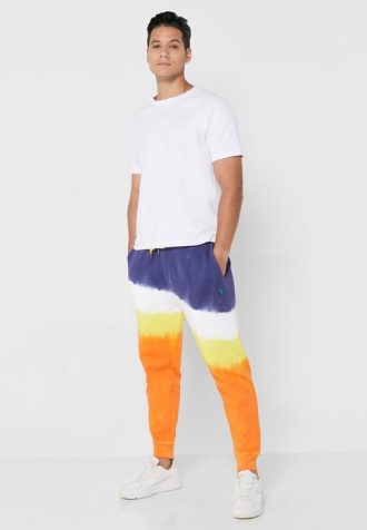 Multicolor Men’s Ralph Lauren Dip Dye Cuffed Sweatpants