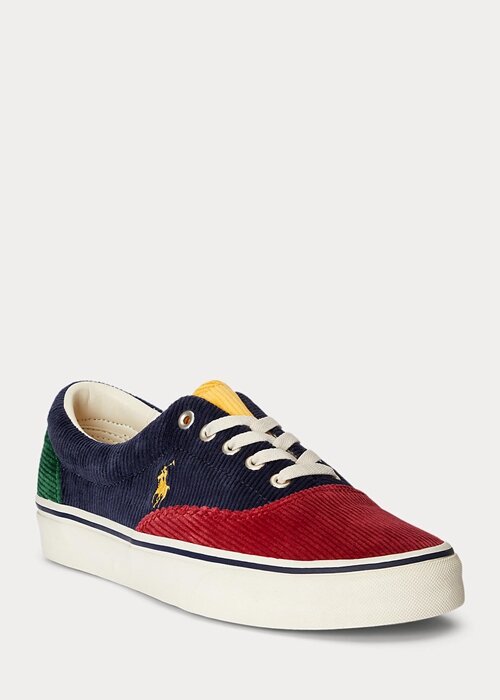 Multicolor Men’s Ralph Lauren Keaton Color-Blocked Corduroy Sneakers Multicolor Men’s Ralph Lauren Keaton Color-Blocked Corduroy Sneakers