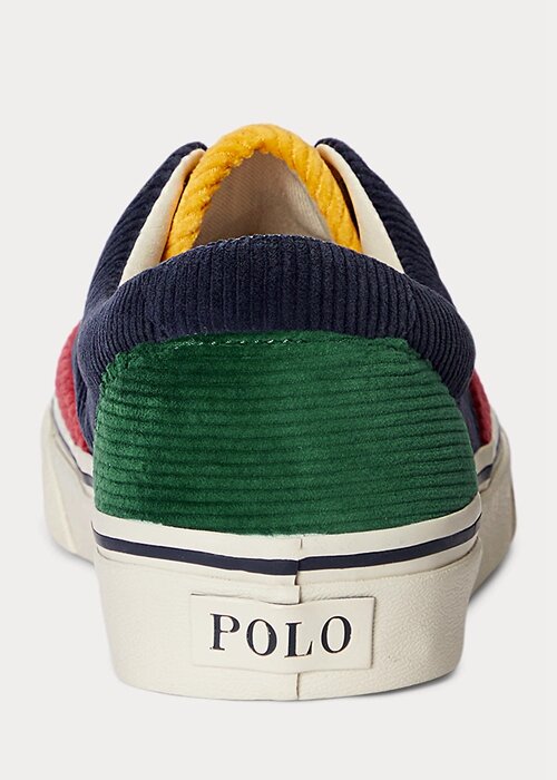 Multicolor Men’s Ralph Lauren Keaton Color-Blocked Corduroy Sneakers Multicolor Men’s Ralph Lauren Keaton Color-Blocked Corduroy Sneakers