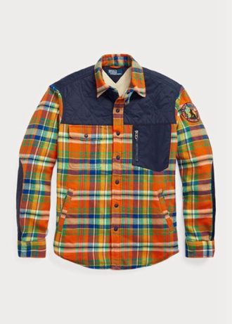 Multicolor Men’s Ralph Lauren Plaid Flannel Hybrid Overshirt Shirts Multicolor Men’s Ralph Lauren Plaid Flannel Hybrid Overshirt Shirts