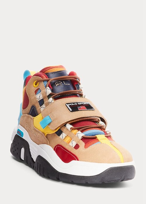Multicolor Men’s Ralph Lauren PS100 Ombré High-Top Sneakers Multicolor Men’s Ralph Lauren PS100 Ombré High-Top Sneakers