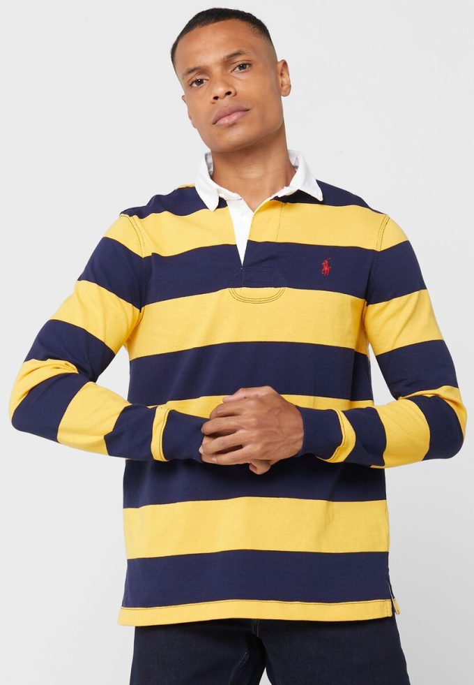 Multicolor Men’s Ralph Lauren Striped Polo Shirts Multicolor Men’s Ralph Lauren Striped Polo Shirts