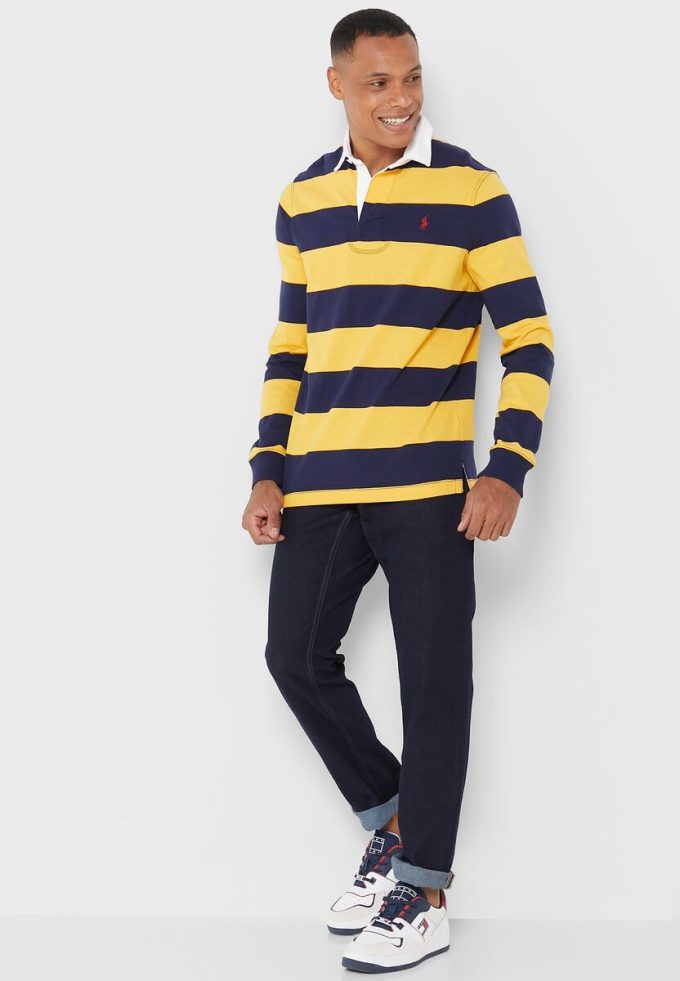 Multicolor Men’s Ralph Lauren Striped Polo Shirts Multicolor Men’s Ralph Lauren Striped Polo Shirts