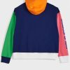 Multicolor Women’s Ralph Lauren Color Block Pocket Detail Hoodie