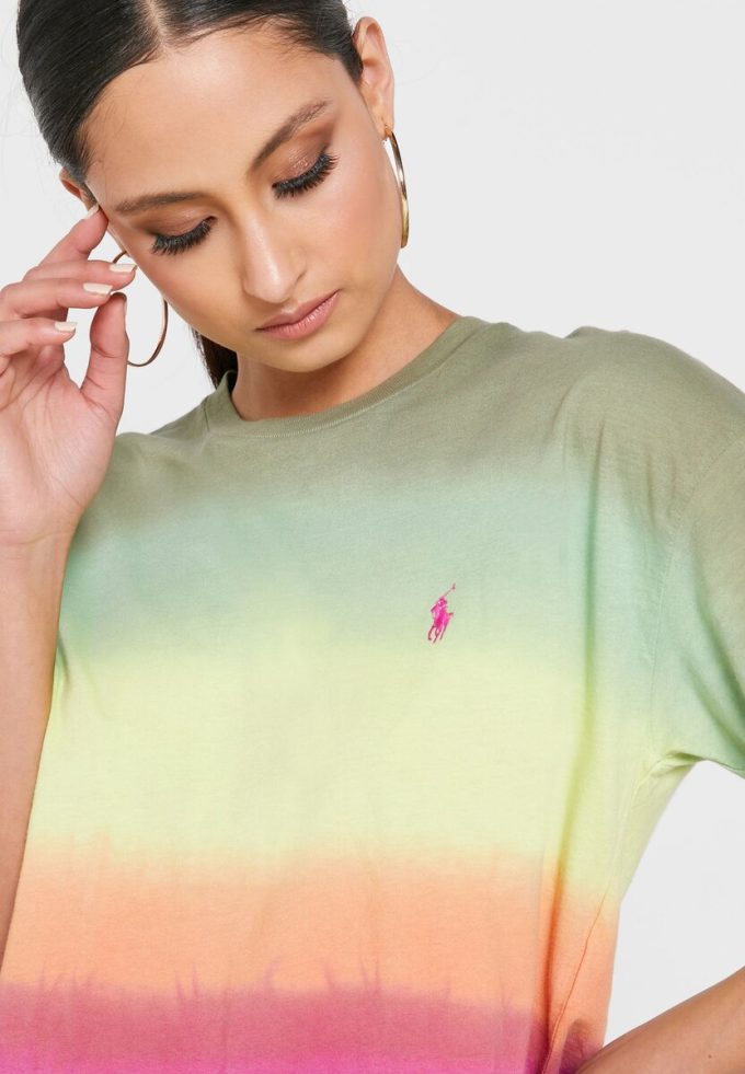 Multicolor Women’s Ralph Lauren Crew Neck Graphic T Shirts