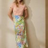 Multicolor Women’s Ralph Lauren Danyelle Print Linen Voile Skirts