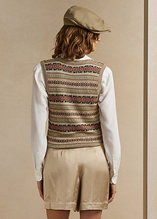 Multicolor Women’s Ralph Lauren Embellished Fair Isle Sweaters Multicolor Women’s Ralph Lauren Embellished Fair Isle Sweaters
