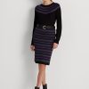 Multicolor Women’s Ralph Lauren Fair Isle Cotton-Blend Pencil Skirts