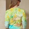Multicolor Women’s Ralph Lauren Print Cotton Crewneck Sweaters