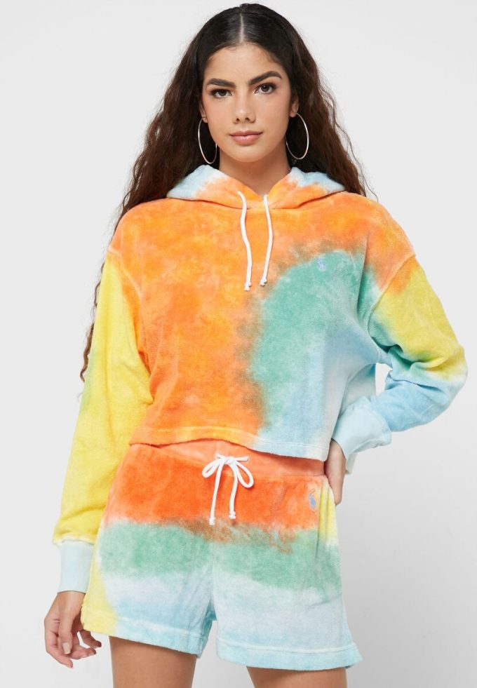 Multicolor Women’s Ralph Lauren Pullover Knitted Hoodie