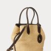 Natural Women’s Ralph Lauren Leather-Trim Straw Medium Bellport Tote Bags Natural Women’s Ralph Lauren Leather-Trim Straw Medium Bellport Tote Bags