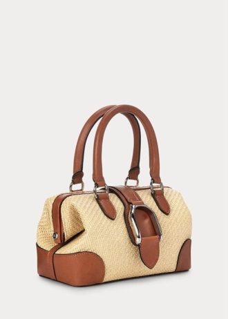 Natural Women’s Ralph Lauren Raffia Welington Mini Handbag