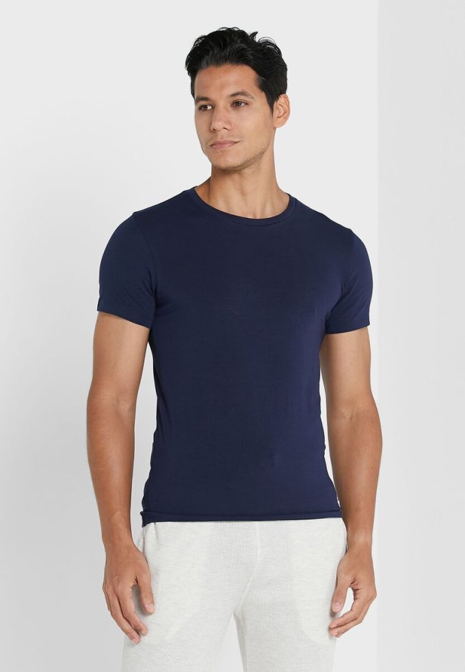 Navy Men’s Ralph Lauren 2 Pack Essential Crew Neck T Shirts