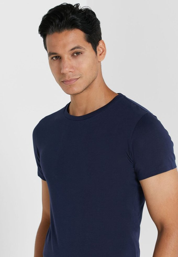 Navy Men’s Ralph Lauren 2 Pack Essential Crew Neck T Shirts