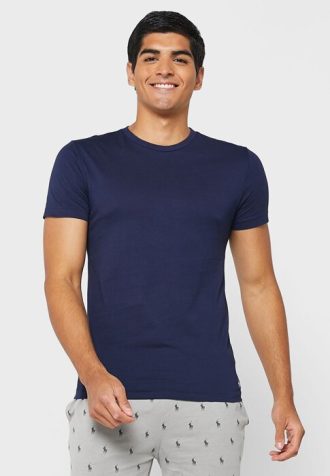 Navy Men’s Ralph Lauren 3 Pack Assorted Crew Neck T Shirts