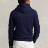 Navy Men’s Ralph Lauren Big Polo Crest Fleece  Hoodie