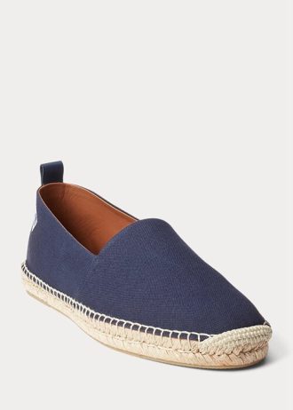 Navy Men’s Ralph Lauren Bowsworth Monogram Canvas Espadrille