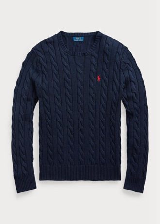 Navy Men’s Ralph Lauren Cable-knit Cotton Jumper Sweaters Navy Men’s Ralph Lauren Cable-knit Cotton Jumper Sweaters