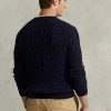 Navy Men’s Ralph Lauren Cable-knit Cotton Jumper  Sweaters