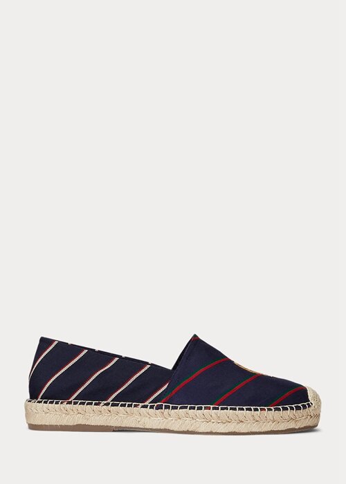 Navy Men’s Ralph Lauren Cevio Crest Striped Espadrille Navy Men’s Ralph Lauren Cevio Crest Striped Espadrille