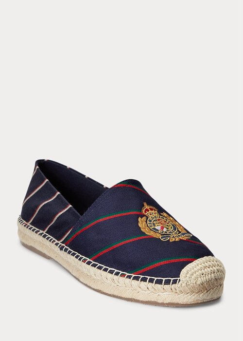 Navy Men’s Ralph Lauren Cevio Crest Striped Espadrille Navy Men’s Ralph Lauren Cevio Crest Striped Espadrille