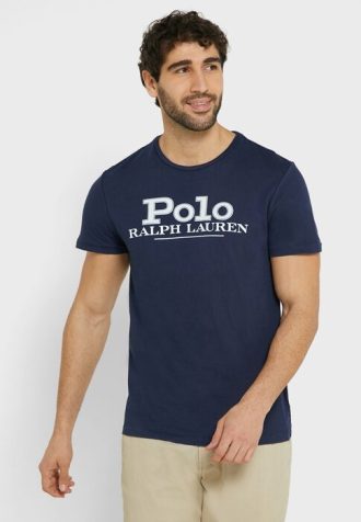 Navy Men’s Ralph Lauren Chest Logo T Shirts