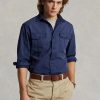Navy Men’s Ralph Lauren Classic Fit Chino Work Shirts Navy Men’s Ralph Lauren Classic Fit Chino Work Shirts