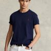 Navy Men’s Ralph Lauren Classic Fit Heavyweight Jersey  T Shirts