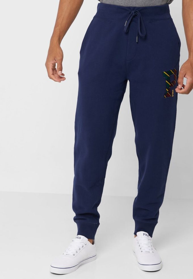 Navy Men’s Ralph Lauren Drawstring Cuffed Sweatpants