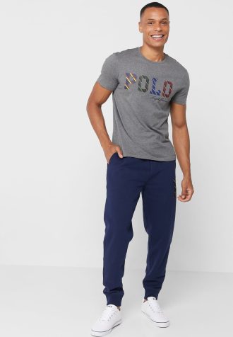 Navy Men’s Ralph Lauren Drawstring Cuffed Sweatpants Navy Men’s Ralph Lauren Drawstring Cuffed Sweatpants