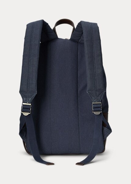 Navy Men’s Ralph Lauren Equestrian-Print Canvas Backpacks Navy Men’s Ralph Lauren Equestrian-Print Canvas Backpacks
