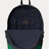 Navy Men’s Ralph Lauren Equestrian-Print Canvas Backpacks Navy Men’s Ralph Lauren Equestrian-Print Canvas Backpacks