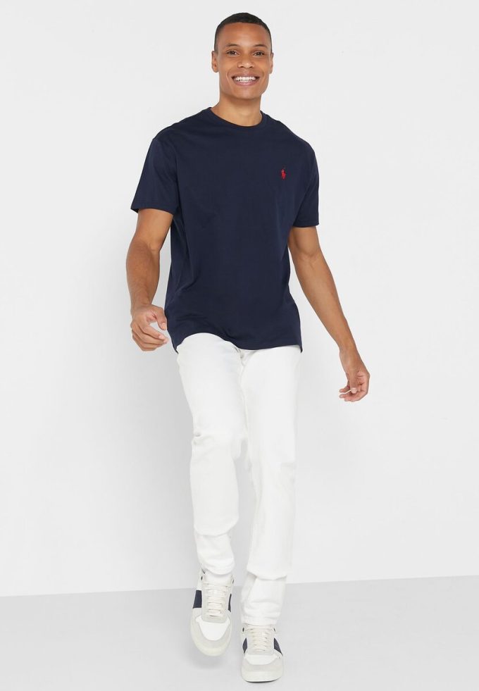 Navy Men’s Ralph Lauren Essential Crew Neck T Shirts