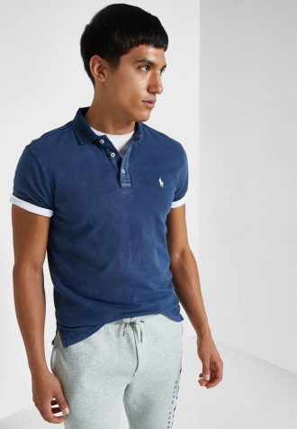 Navy Men’s Ralph Lauren Essential Polo Shirts