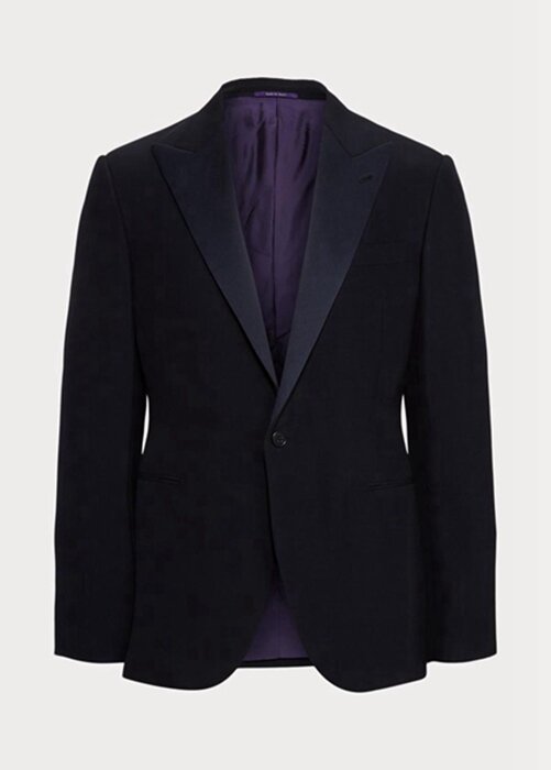 Navy Men’s Ralph Lauren Gregory Barathea Tuxedo Blazers Navy Men’s Ralph Lauren Gregory Barathea Tuxedo Blazers