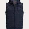 Navy Men’s Ralph Lauren Hybrid Hooded Vest